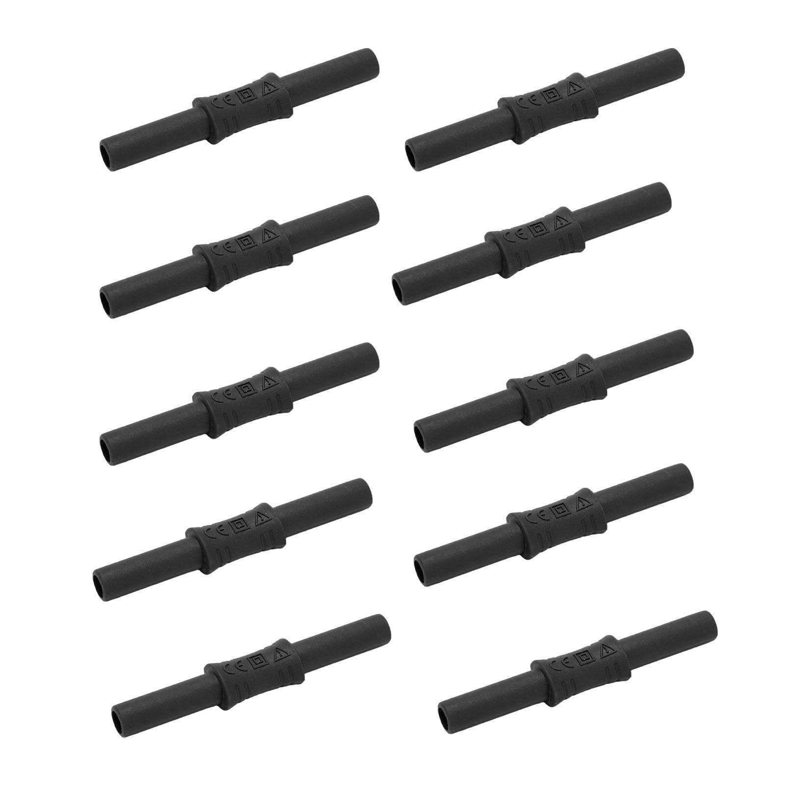 10PCS J.20009 Banana Coupler 4mm Female to Female Insulated Banana Connector Banana Plug Extension
10PCS J.20009 Banana Coupler 4mm Female to Female Insulated Banana Connector Banana Plug Extension