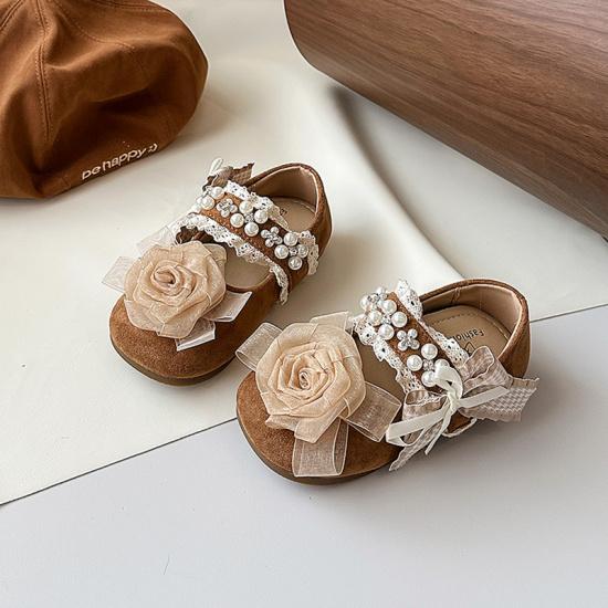 Girls small leather shoes2026Spring new mesh rose flower single shoes for girls with rhinestones, pearls, and bow princess shoes 23-28Code one hand6Double коричневий
Girls small leather shoes2026Spring new mesh rose flower single shoes for girls with rhinestones, pearls, and bow princess shoes 23-28Code one hand6Double коричневий