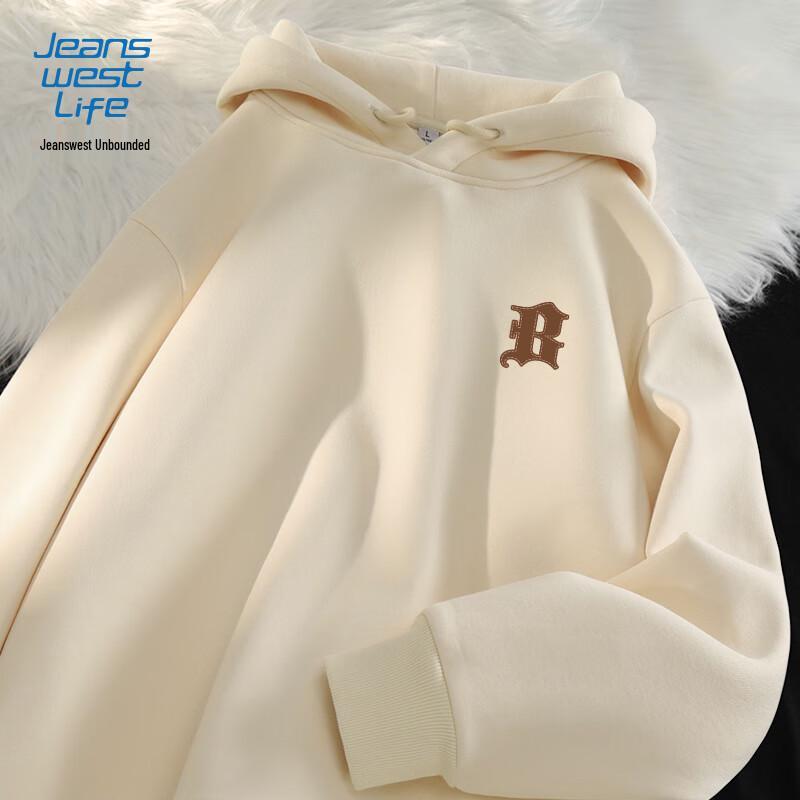 JEANSWEST LIFE Men s Heavyweight Loose Fit Hooded Sweatshirt L
JEANSWEST LIFE Men s Heavyweight Loose Fit Hooded Sweatshirt L