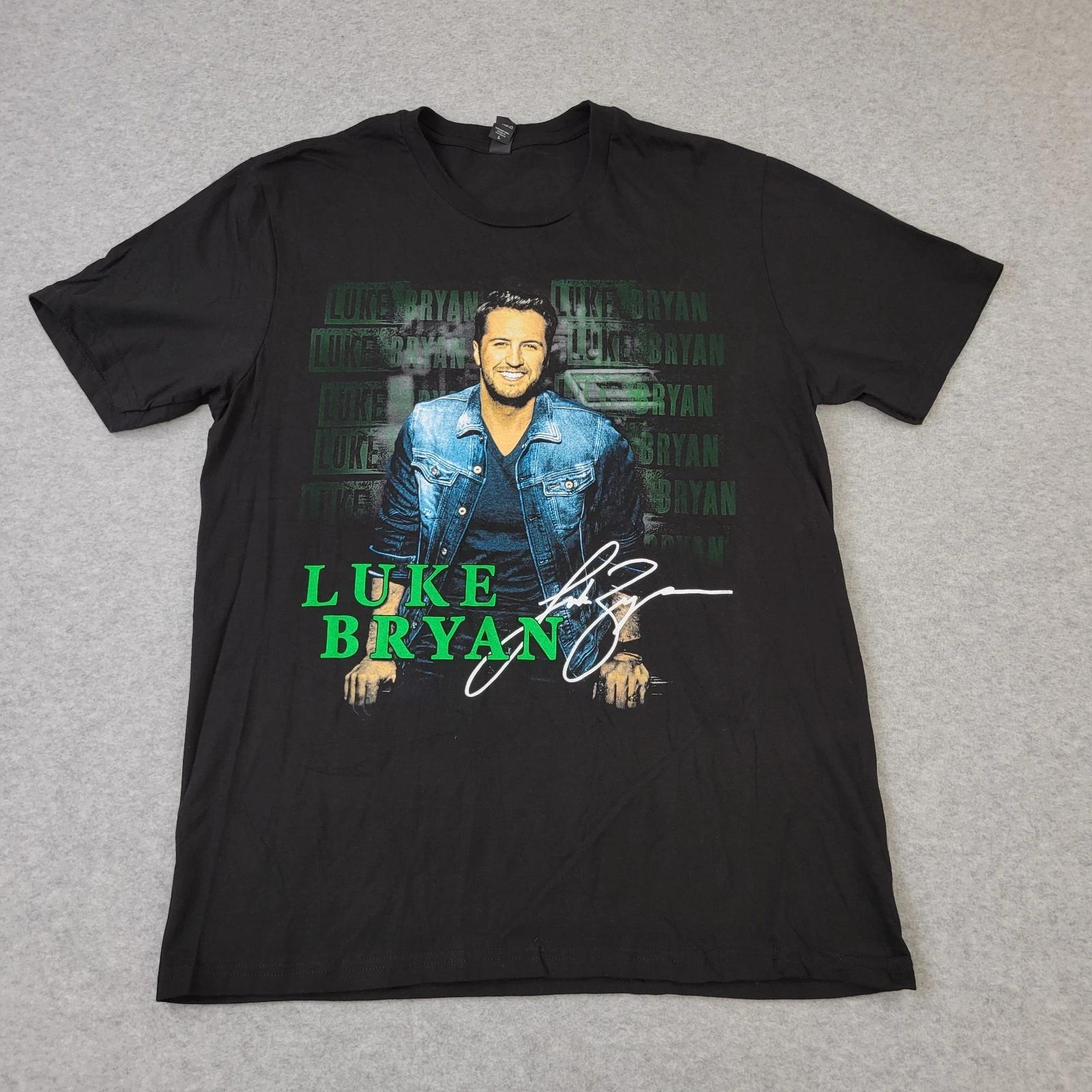 Luke Bryan Kick the Dust Up Concert Tour Shirt Mens Large Black Short Sleeve S
Luke Bryan Kick the Dust Up Concert Tour Shirt Mens Large Black Short Sleeve S