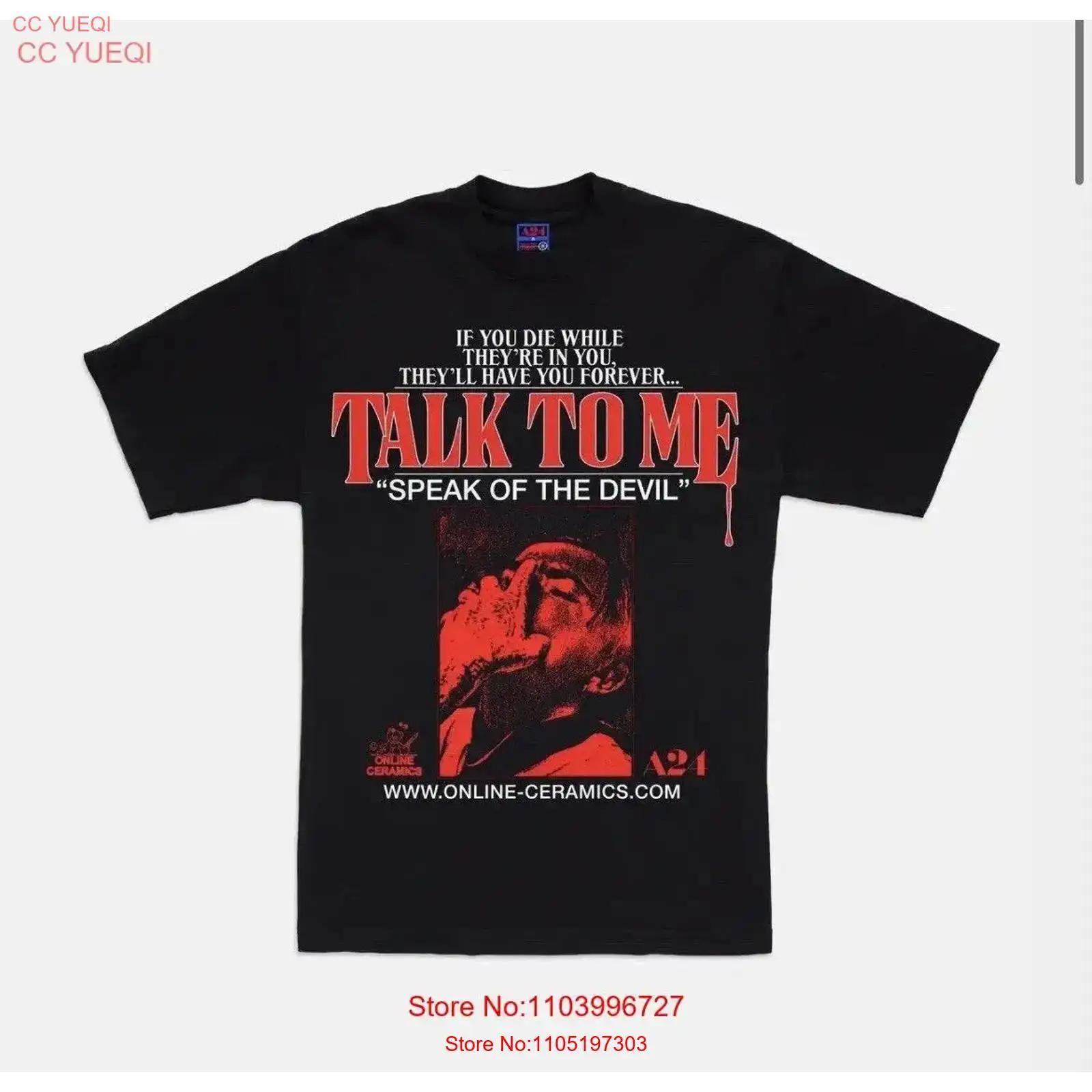 Talk To Me Speak Of The Devil T Shirt A24 Movie Promo Online Ceramics Med vintage Washed fashion Casual Breathable graphic S разноцветный
Talk To Me Speak Of The Devil T Shirt A24 Movie Promo Online Ceramics Med vintage Washed fashion Casual Breathable graphic S разноцветный