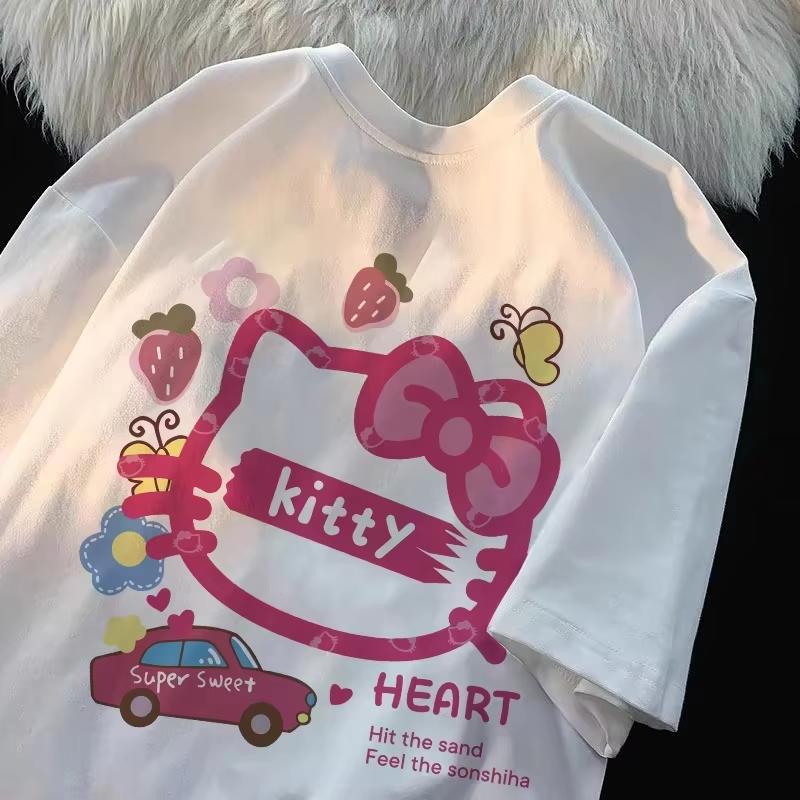 2026 HelloKitty Sanrio Printed Cotton TShirt Summer Cartoon Design Childrens Roundneck Fashion LooseFitting Casual Wear S
2026 HelloKitty Sanrio Printed Cotton TShirt Summer Cartoon Design Childrens Roundneck Fashion LooseFitting Casual Wear S