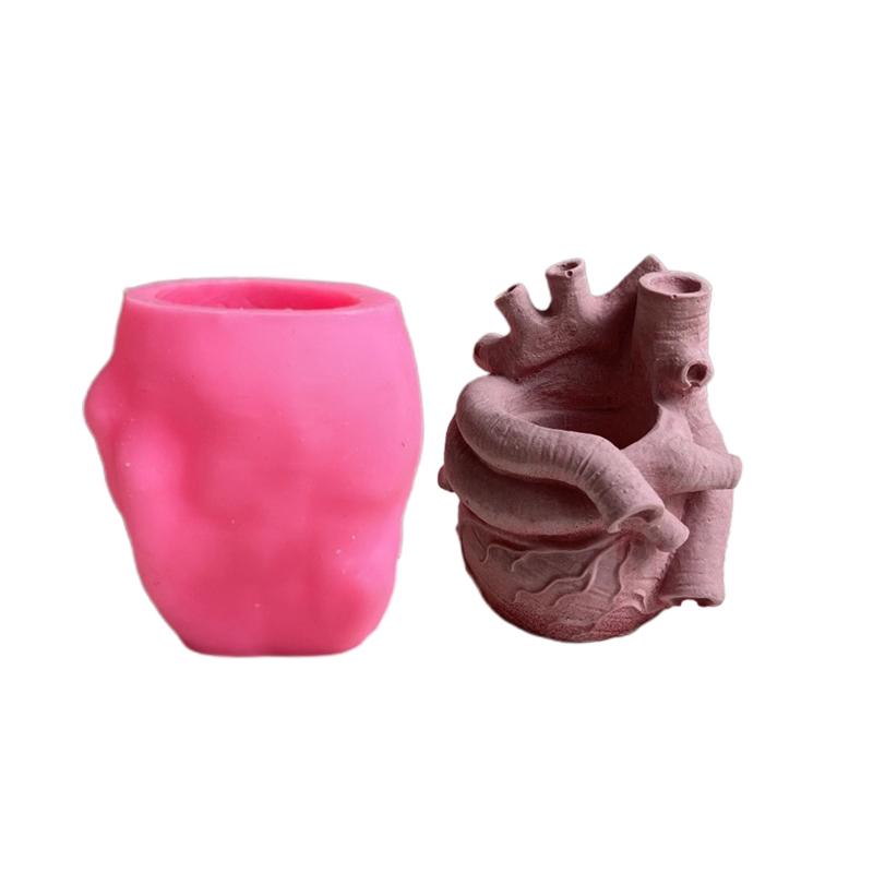 Cardiovascular Flower Pot Mold Halloween Succulent Flower Pot Plaster Cement Epoxy Silicone Mold DIY Handmade Craft 1
Cardiovascular Flower Pot Mold Halloween Succulent Flower Pot Plaster Cement Epoxy Silicone Mold DIY Handmade Craft 1
