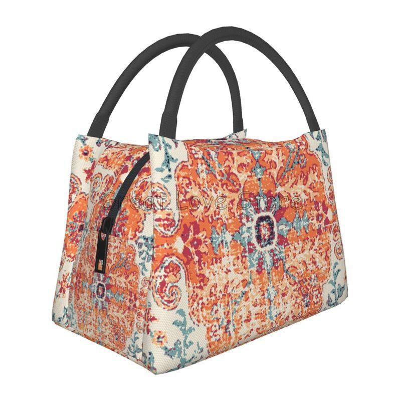 Terracotta Aztec Boho Print Thermal Lunch Bag Women Portable Insulated Cooler Bag for Picnic Work Reusable Waterproof Lunch Box
Terracotta Aztec Boho Print Thermal Lunch Bag Women Portable Insulated Cooler Bag for Picnic Work Reusable Waterproof Lunch Box