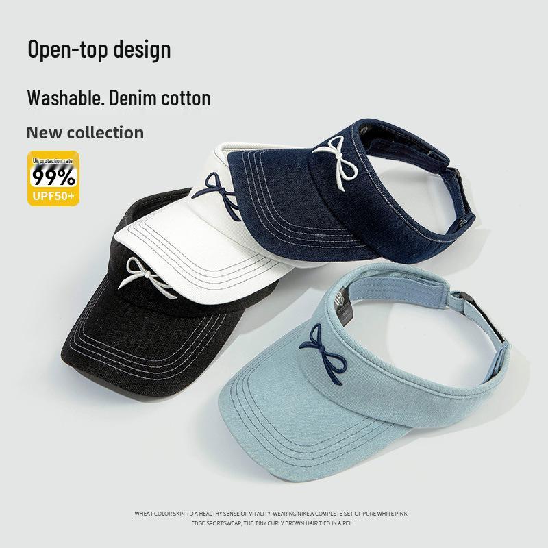 Women s Denim Bowknot Sun Hat - Versatile Korean Fashion for Spring & Summer One Size
Women s Denim Bowknot Sun Hat - Versatile Korean Fashion for Spring & Summer One Size