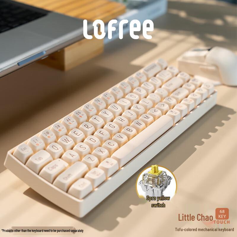 Lofree OE902 68-Key Hot-Swappable Tri-Mode Mechanical Keyboard
Lofree OE902 68-Key Hot-Swappable Tri-Mode Mechanical Keyboard