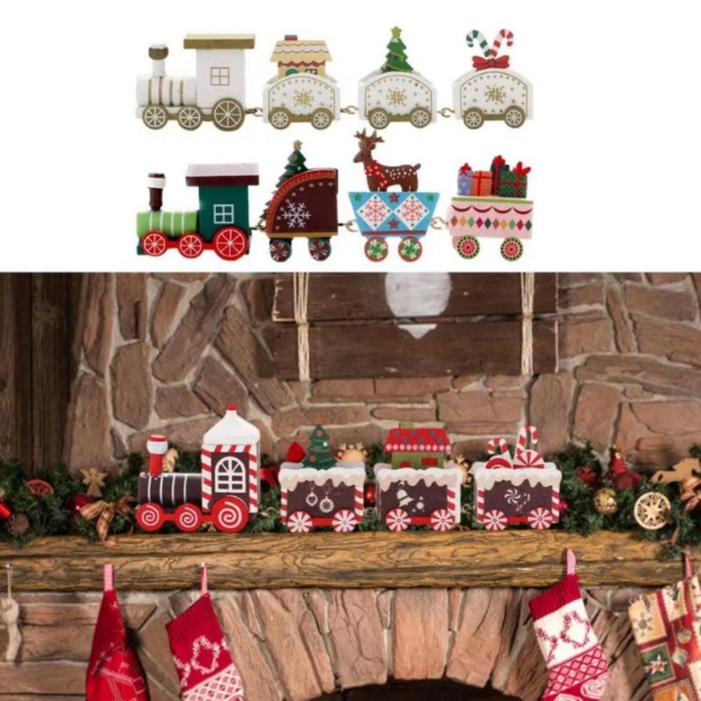 Simulation Christmas Wooden Train Deer/Lollipop Merry Christmas Decoration Holiday Party
Simulation Christmas Wooden Train Deer/Lollipop Merry Christmas Decoration Holiday Party