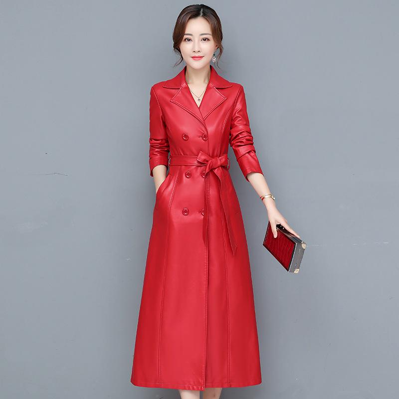 Кожаная женская ветровка средней длины выше колена из искусственной кожи, осенне-зимнее пальто, пальто больших размеров 6XL красный
Кожаная женская ветровка средней длины выше колена из искусственной кожи, осенне-зимнее пальто, пальто больших размеров 6XL красный