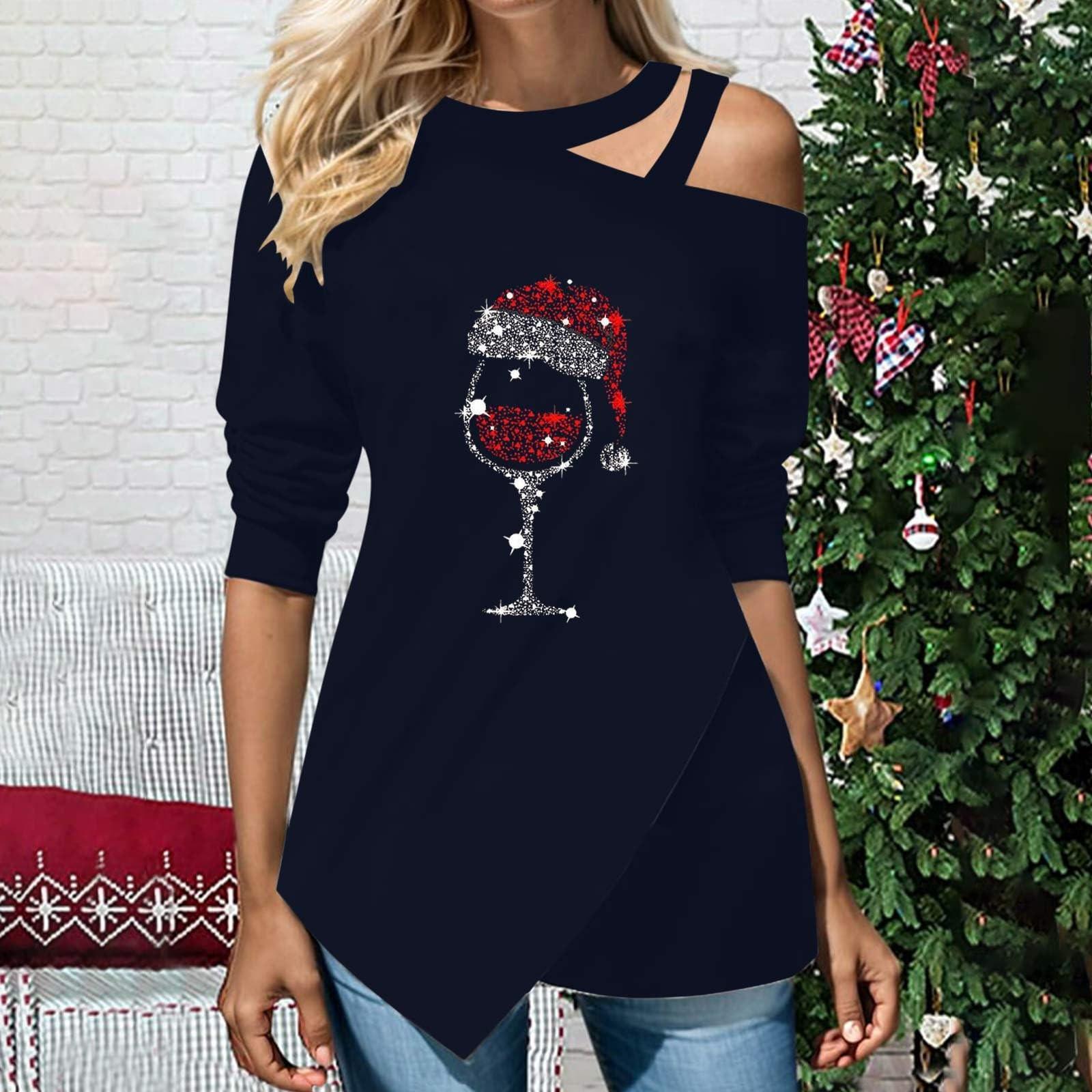 Women s Fashion Christmas Printed Strapless Long Sleeve Irregular Button Top M Темно-синій
Women s Fashion Christmas Printed Strapless Long Sleeve Irregular Button Top M Темно-синій