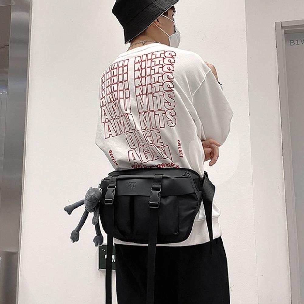 Large Capacity Nylon Shoulder Bag Oxford Cloth Crossbody Bag Black Messenger Bag Men Unisex чёрный
Large Capacity Nylon Shoulder Bag Oxford Cloth Crossbody Bag Black Messenger Bag Men Unisex чёрный