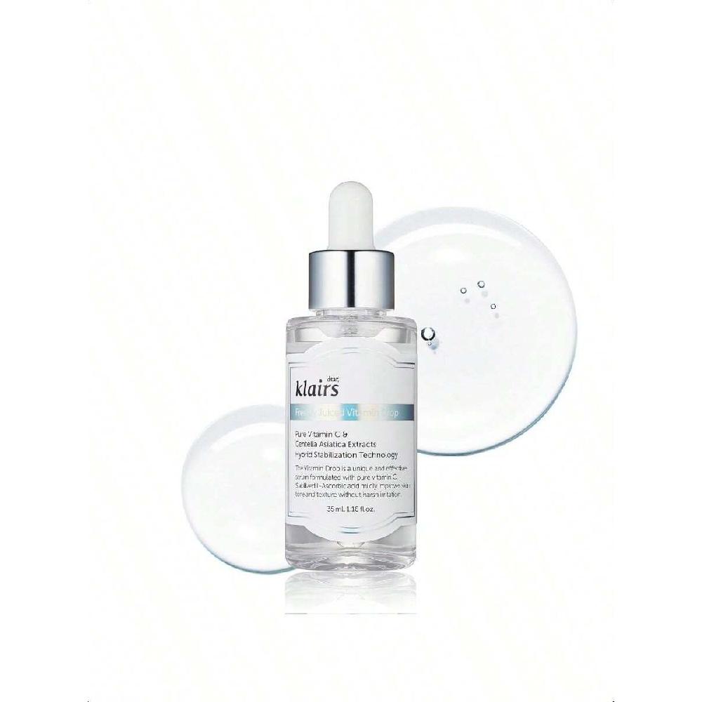 Dear, Klairs Freshly Juiced Vitamin Drop 5% Hypoallergenic Pure Vitamin C Serum 35ml | Ascorbic Acid, Antioxidant For Face 1PC
Dear, Klairs Freshly Juiced Vitamin Drop 5% Hypoallergenic Pure Vitamin C Serum 35ml | Ascorbic Acid, Antioxidant For Face 1PC