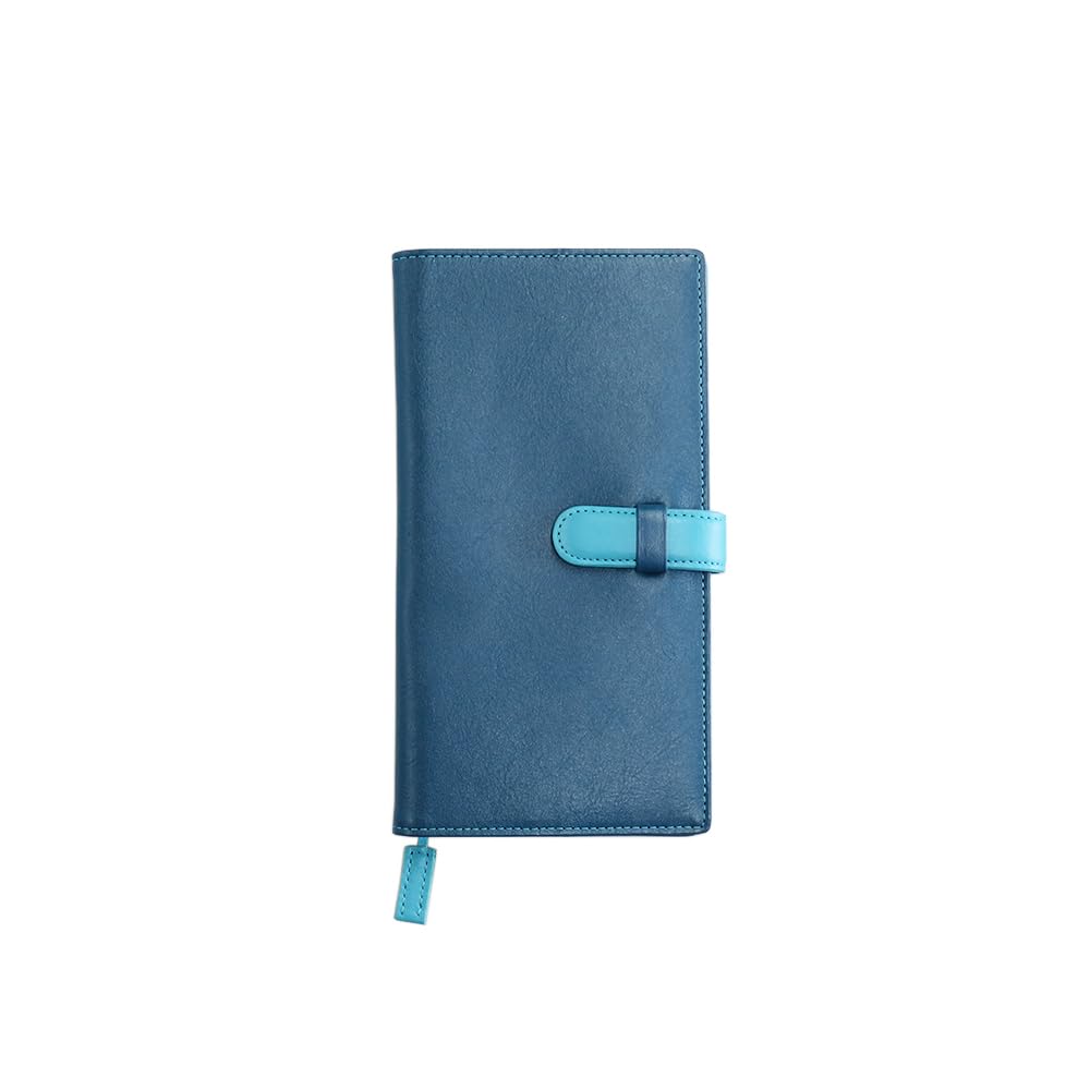 Genuine Leather Notebook Cover B6 Transformation Vertical Slim Belt Leather Bicolor Weeks MEGA Storage Capacity Blue (Seal Al) (03. Green/Turquoise)
Genuine Leather Notebook Cover B6 Transformation Vertical Slim Belt Leather Bicolor Weeks MEGA Storage Capacity Blue (Seal Al) (03. Green/Turquoise)