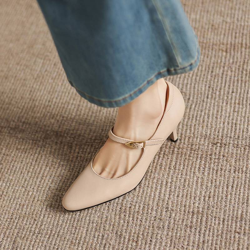 Krazing Pot Cow Skin Round Toe Stiletto High Heels Summer Shoes Big Size 42 Beauty Lady Metal Buckle Women Shallow Pumps 42 абрикосовий
Krazing Pot Cow Skin Round Toe Stiletto High Heels Summer Shoes Big Size 42 Beauty Lady Metal Buckle Women Shallow Pumps 42 абрикосовий