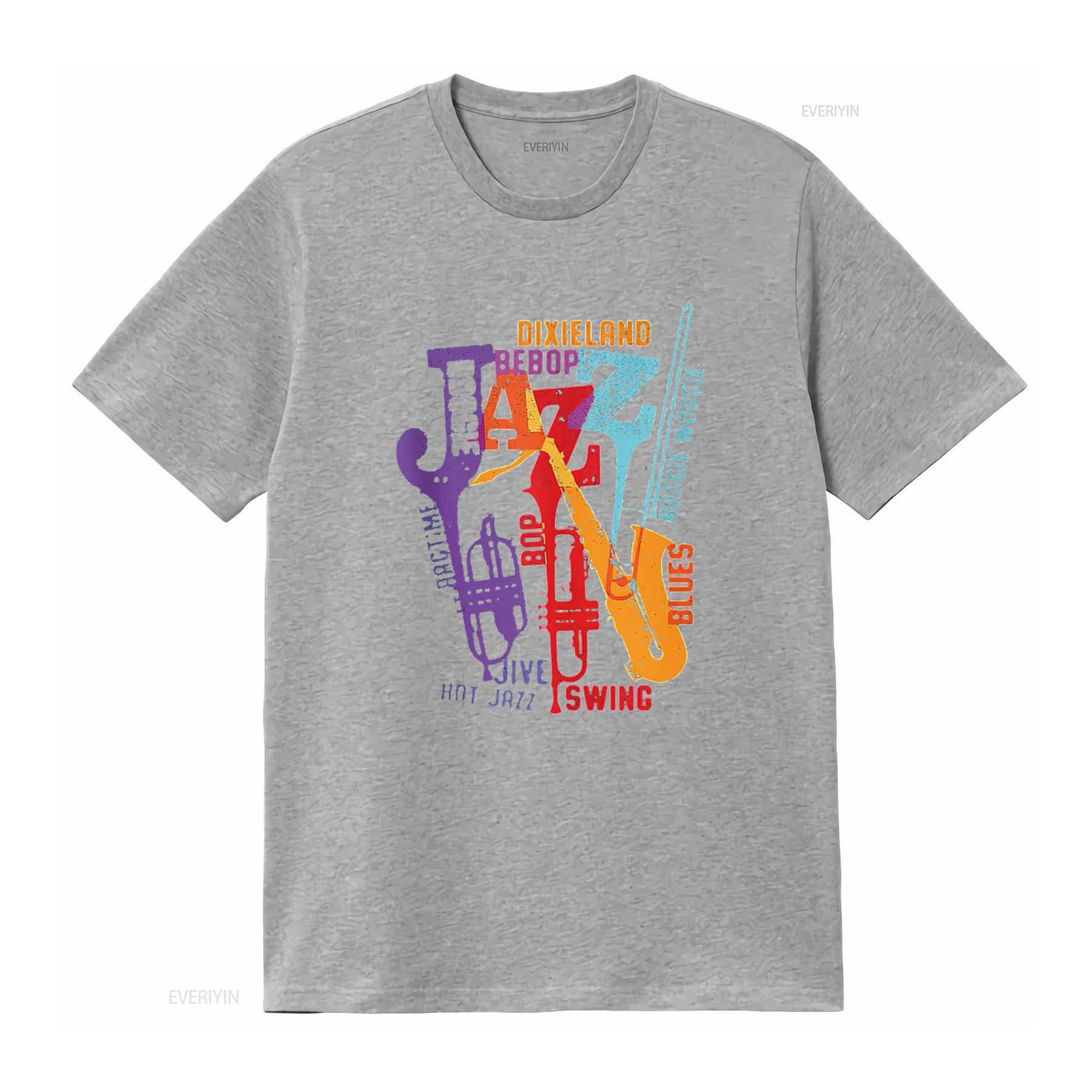 Music Design for Jazz Dixieland Swing Blues T Shirt White 2XL vintage Washed fashion Casual designer clothes S
Music Design for Jazz Dixieland Swing Blues T Shirt White 2XL vintage Washed fashion Casual designer clothes S