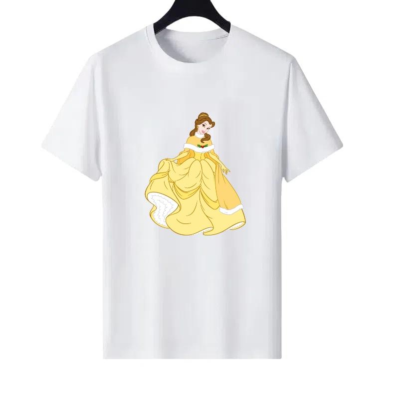 Disney Princess Woman Round Neck Parent-child Clothing Cartoon Element Loose Tops Ladies Comfort Short Sleeves T-Shirt 100
Disney Princess Woman Round Neck Parent-child Clothing Cartoon Element Loose Tops Ladies Comfort Short Sleeves T-Shirt 100