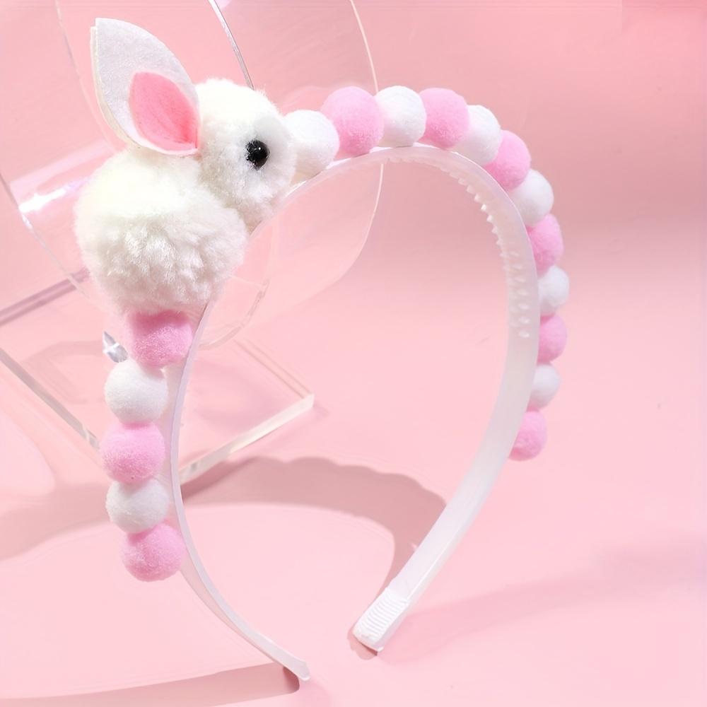 1pc Adorable Fluff Rabbit Headband - Pink & White Plush Hair Hoop with Soft Balls, Cute Kawaii Hair Accessory for Girls,Birthday
1pc Adorable Fluff Rabbit Headband - Pink & White Plush Hair Hoop with Soft Balls, Cute Kawaii Hair Accessory for Girls,Birthday