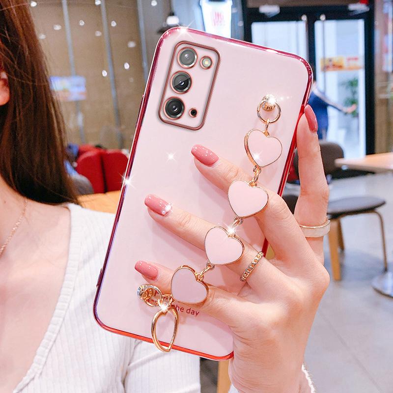 Для Samsung S20 S21 S22 Plus Note 20 UItra 10 Plus A02 A12 A22 A32 A7 2018 A50 A70 A90 5G гальванический чехол-браслет с сердечком
Для Samsung S20 S21 S22 Plus Note 20 UItra 10 Plus A02 A12 A22 A32 A7 2018 A50 A70 A90 5G гальванический чехол-браслет с сердечком