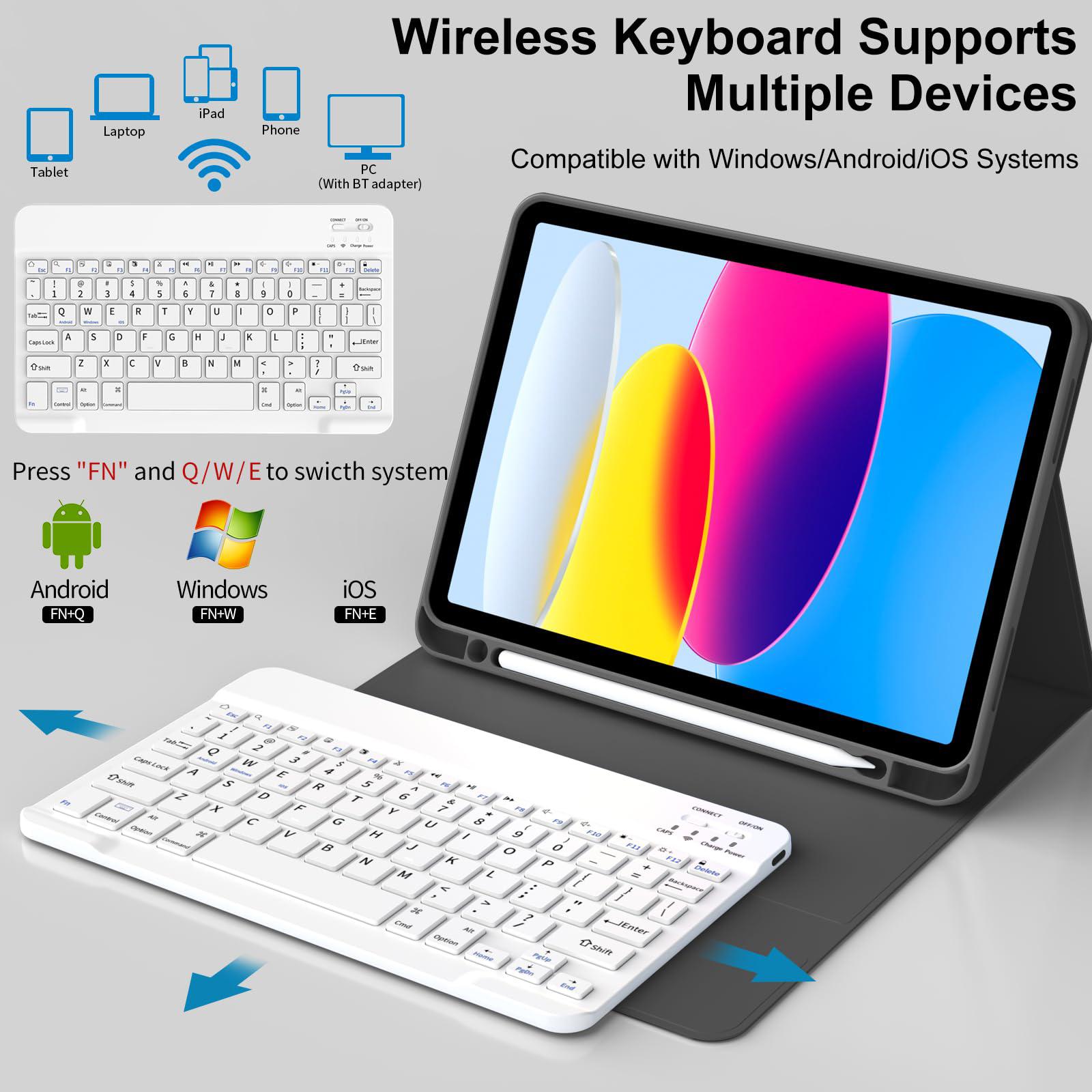 WK-1109 For iPad (2025)/10.9 (2022) Leather Tablet Stand Cover+Magnetic Bluetooth-Compatible Keyboard Dark Green
WK-1109 For iPad (2025)/10.9 (2022) Leather Tablet Stand Cover+Magnetic Bluetooth-Compatible Keyboard Dark Green