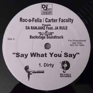 12inch Record DA RANJAHZ - Say What You Say RAHN000 ROC-A-FELLA 2000 US Rap & Hip-Hop/R&B Used
12inch Record DA RANJAHZ - Say What You Say RAHN000 ROC-A-FELLA 2000 US Rap & Hip-Hop/R&B Used
