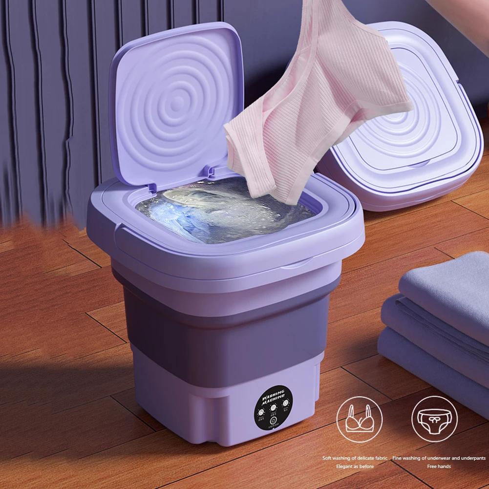 Foldable Washing Machine 8L Drying Machines Underwear Panties Socks 3 Modes Automatic Washing Machine Laundry Clothes Washer
Foldable Washing Machine 8L Drying Machines Underwear Panties Socks 3 Modes Automatic Washing Machine Laundry Clothes Washer
