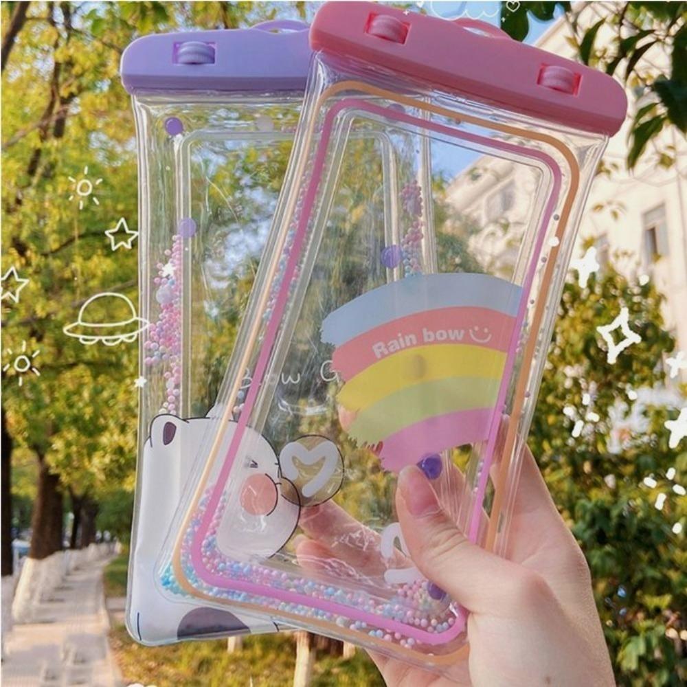 Прозрачная сумка для дайвинга с сенсорным экраном, прямоугольная водонепроницаемая сумка для мобильного телефона, водонепроницаемая сумка