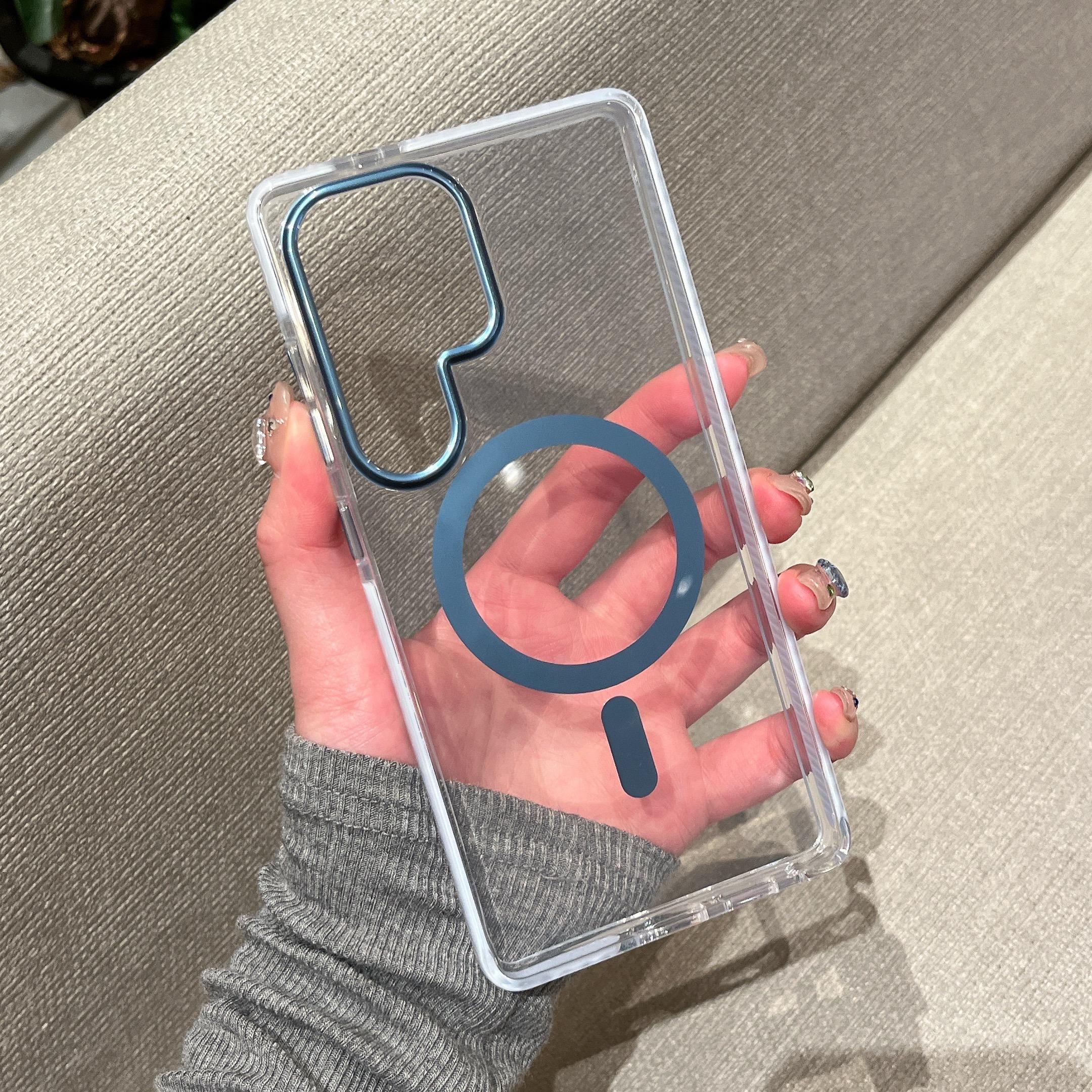 For Samsung Galaxy S25 Ultra Magnetic Case IMD Clear PC+TPU Phone Back Cover Airbag Shockproof Blue
For Samsung Galaxy S25 Ultra Magnetic Case IMD Clear PC+TPU Phone Back Cover Airbag Shockproof Blue