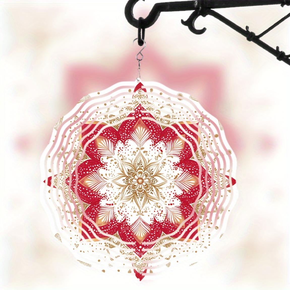 10 Inch Metal Mandala Wind Spinner Outdoor Decor for Garden Yard Patio Home Decoration Wind Chime Gift for Men Women Unique Art 01A
10 Inch Metal Mandala Wind Spinner Outdoor Decor for Garden Yard Patio Home Decoration Wind Chime Gift for Men Women Unique Art 01A