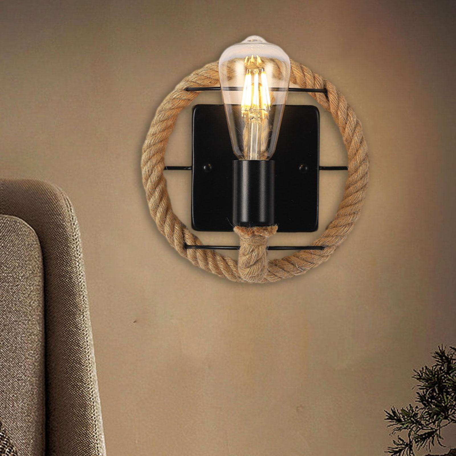 Настенный бра из железа ручной работы с характерным акцентом в виде веревки — современный светильник для дома
Настенный бра из железа ручной работы с характерным акцентом в виде веревки — современный светильник для дома