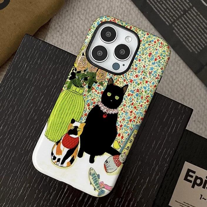Cute Black Cat Vintage Floral Phone Case for iPhone 15 14 13 Pro Max - Shockproof Aesthetic Kawaii Cat Illustration Cover iPhone 13 PRO MAX разноцветный
Cute Black Cat Vintage Floral Phone Case for iPhone 15 14 13 Pro Max - Shockproof Aesthetic Kawaii Cat Illustration Cover iPhone 13 PRO MAX разноцветный