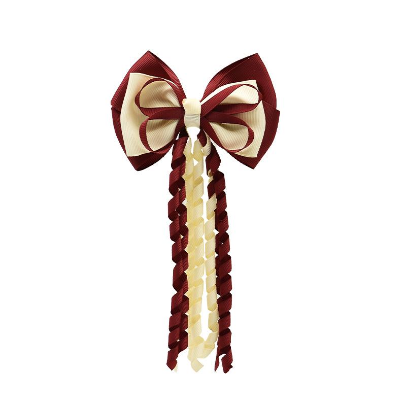 Festival Hair Clips Bow Hairpins Curly Ribbon Tassels Hair Decoration For Girls Hair Accessories
Festival Hair Clips Bow Hairpins Curly Ribbon Tassels Hair Decoration For Girls Hair Accessories