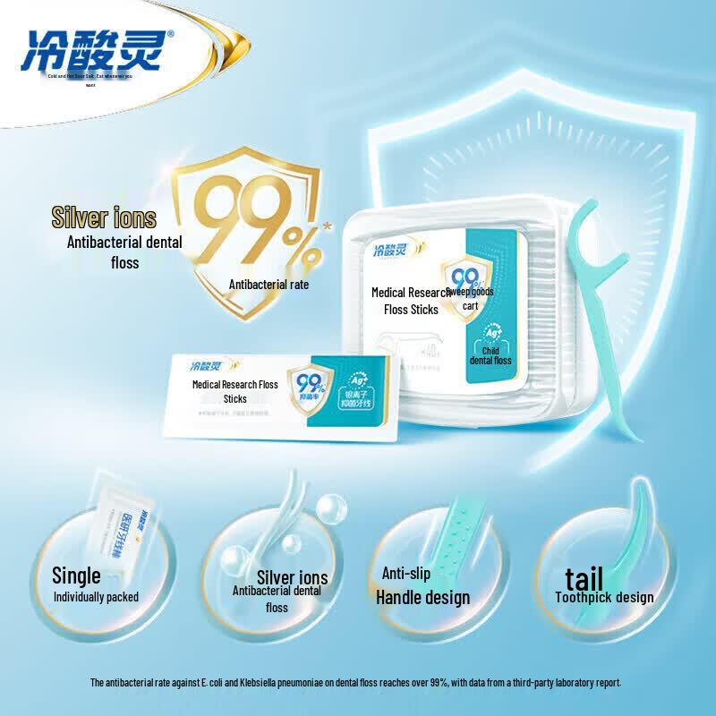 Lengsuanling Silver Ion Dental Floss Sticks
Lengsuanling Silver Ion Dental Floss Sticks