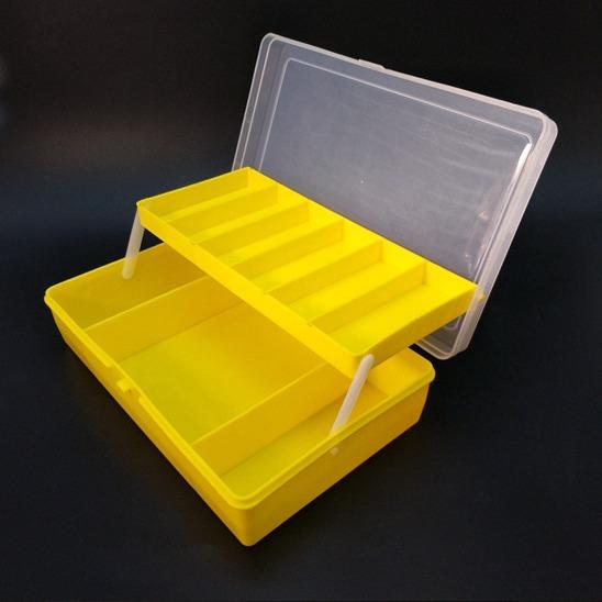 Double Layer Large Storage Box with Secure Latch Stackable Design Durable Plastic Construction for Organizing Accessories and Tools One Size
Double Layer Large Storage Box with Secure Latch Stackable Design Durable Plastic Construction for Organizing Accessories and Tools One Size