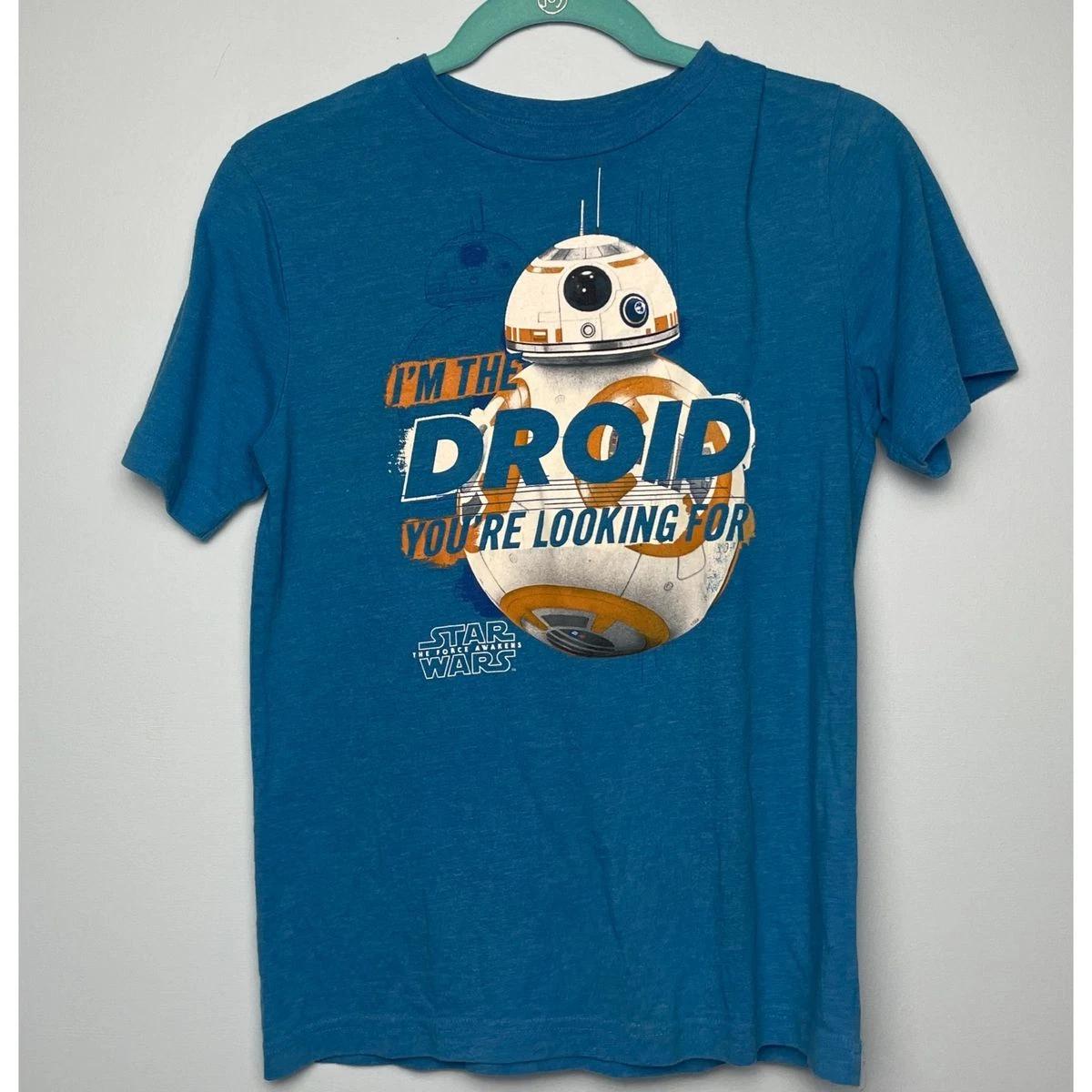 Star Wars Youth L Blue T-Shirt – BB‑8 Droid Graphic “Rollin Tee S
Star Wars Youth L Blue T-Shirt – BB‑8 Droid Graphic “Rollin Tee S