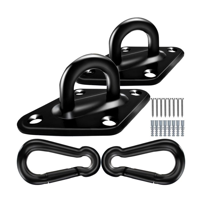 M-Modern-1700Lbs Capacity Hammock Hooks 2PCS M10 Stainless Steel Pad Eye Hooks,Hanging Hooks For Hammock Hanging чорний
M-Modern-1700Lbs Capacity Hammock Hooks 2PCS M10 Stainless Steel Pad Eye Hooks,Hanging Hooks For Hammock Hanging чорний