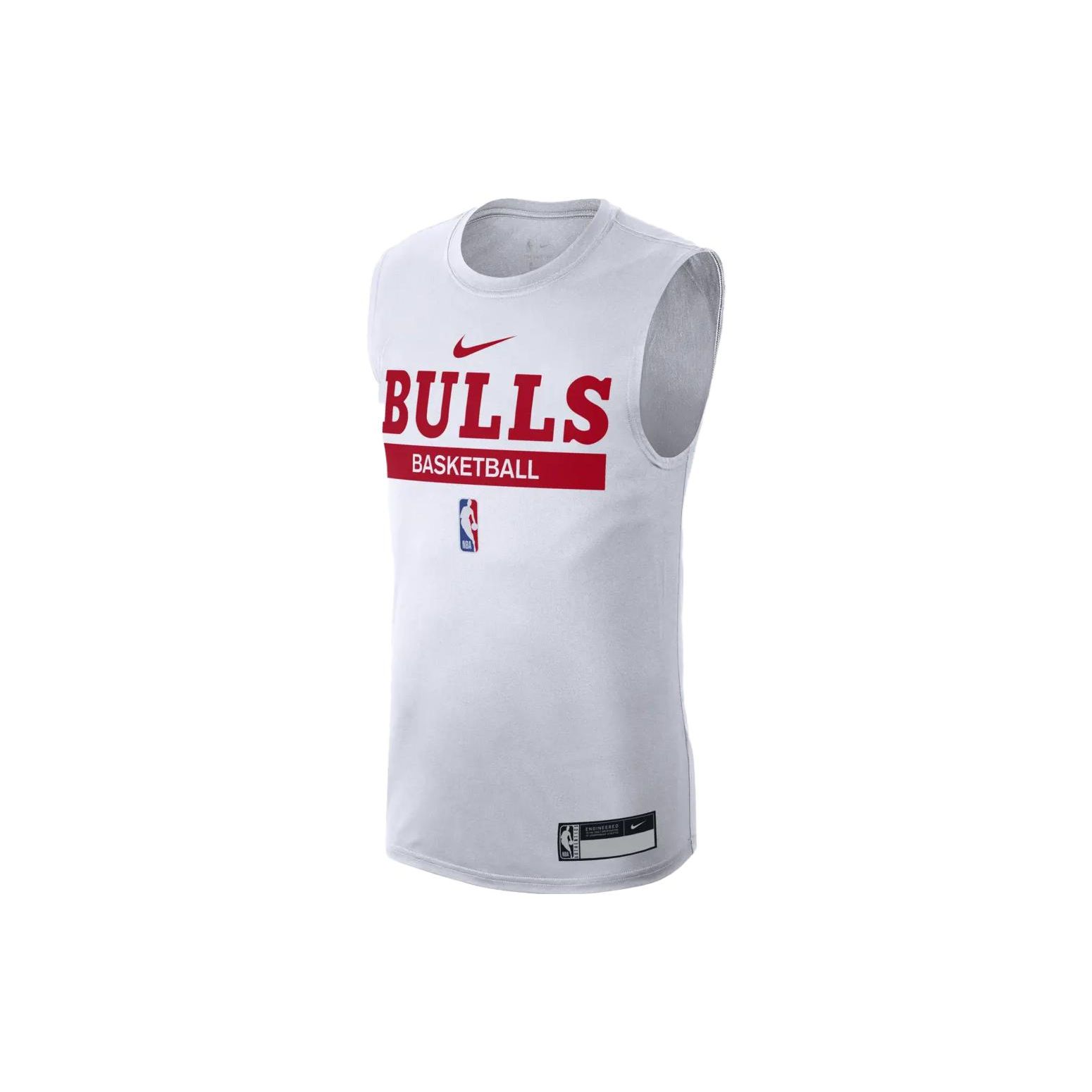 Nike Dri-FIT NBA Chicago Bulls Letter Print Быстросохнущая тренировочная баскетбольная майка без рукавов мужская белая DR6758-100 M
Nike Dri-FIT NBA Chicago Bulls Letter Print Быстросохнущая тренировочная баскетбольная майка без рукавов мужская белая DR6758-100 M