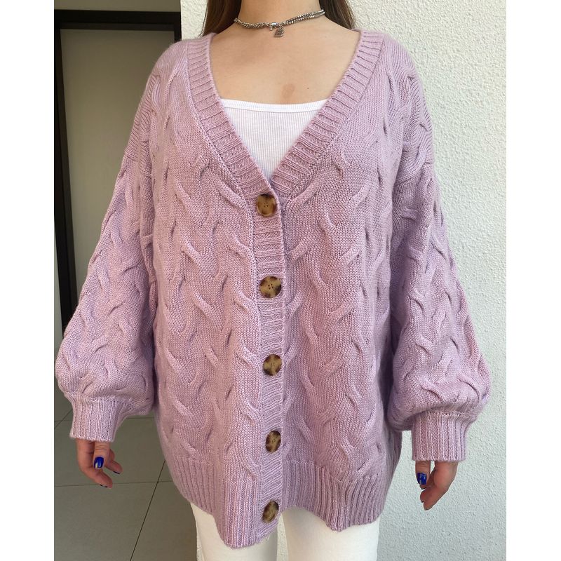 30% off Miss Biggie European and American Plus size All-Match Soft Glutinous Lantern Sleeve Oversize Twisted Flower Sweater Cardigan Violet Large average size
30% off Miss Biggie European and American Plus size All-Match Soft Glutinous Lantern Sleeve Oversize Twisted Flower Sweater Cardigan Violet Large average size