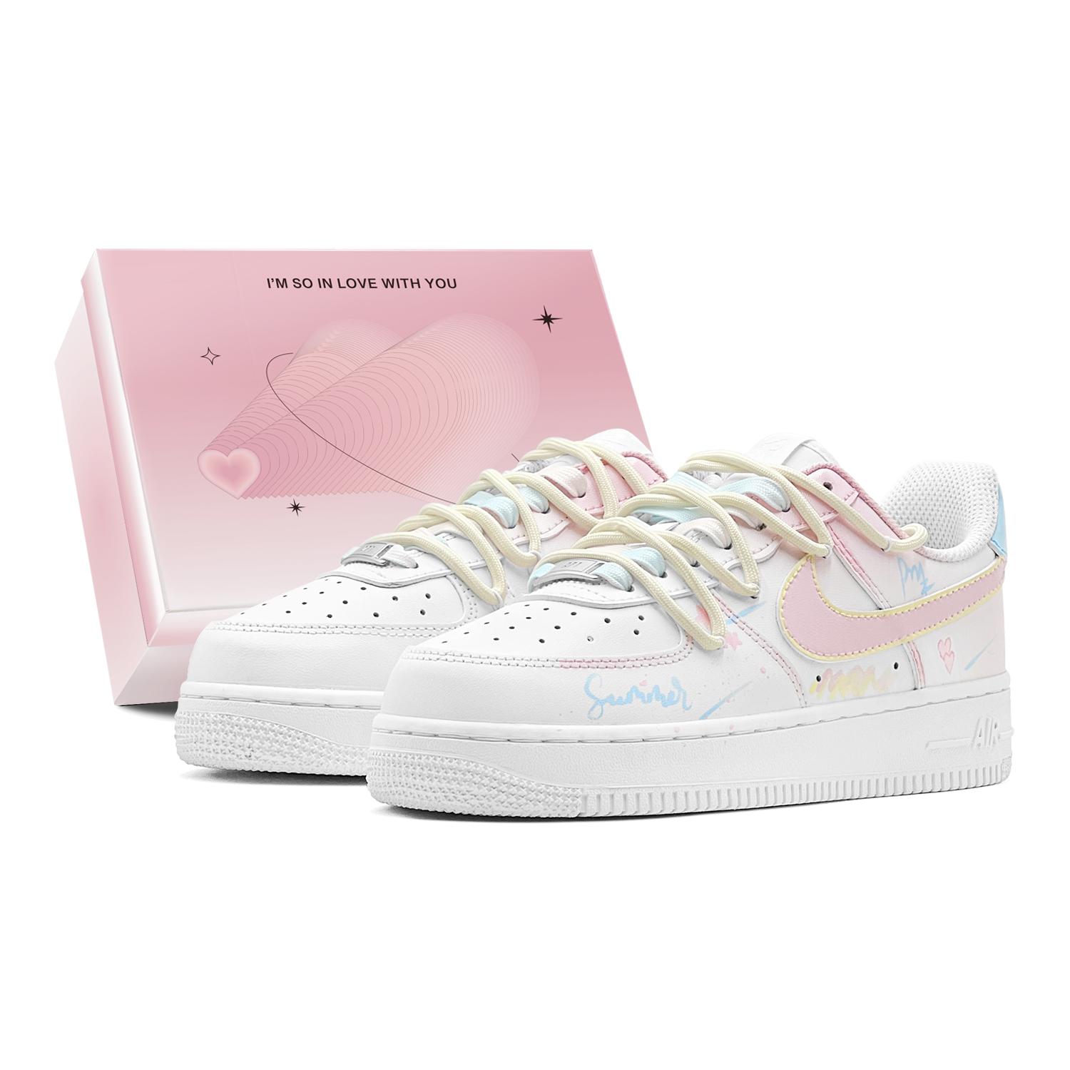 Nike Air Force 1 Summer Pink Love Low top Skateboard Shoes Women s Pink DH2920-111(TeamS2-S-BOX) 36
Nike Air Force 1 Summer Pink Love Low top Skateboard Shoes Women s Pink DH2920-111(TeamS2-S-BOX) 36
