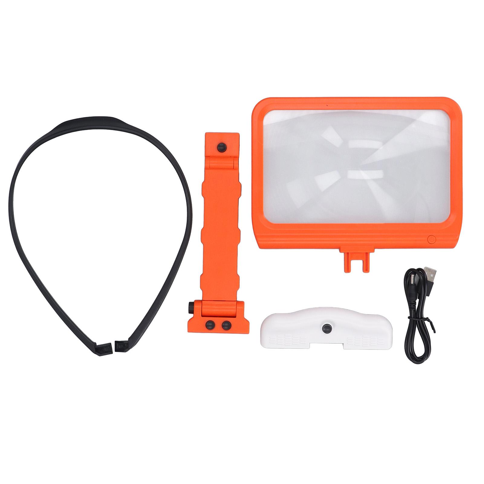 Neck Wear Full Book Page Magnifier with 48 LEDs Light Handheld Desktop Magnifier for Reading
Neck Wear Full Book Page Magnifier with 48 LEDs Light Handheld Desktop Magnifier for Reading