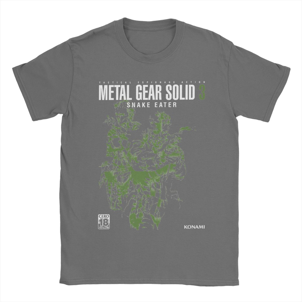 Чоловіча футболка Metal Gear Solid 3 Snake Чудові футболки з чистої бавовни Футболки з коротким рукавом Круглий комір Одяг Класичний L темно-сірий колір
Чоловіча футболка Metal Gear Solid 3 Snake Чудові футболки з чистої бавовни Футболки з коротким рукавом Круглий комір Одяг Класичний L темно-сірий колір