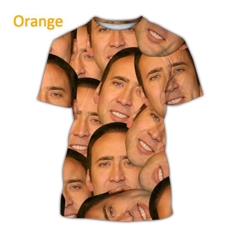 Fashion Cage Face T-shirt Funny 3D Nicolas Kim Coppola Graphic T Shirts for Men Tops Tee Shirts Unisex Women Casual Short Sleeve 3XL
Fashion Cage Face T-shirt Funny 3D Nicolas Kim Coppola Graphic T Shirts for Men Tops Tee Shirts Unisex Women Casual Short Sleeve 3XL