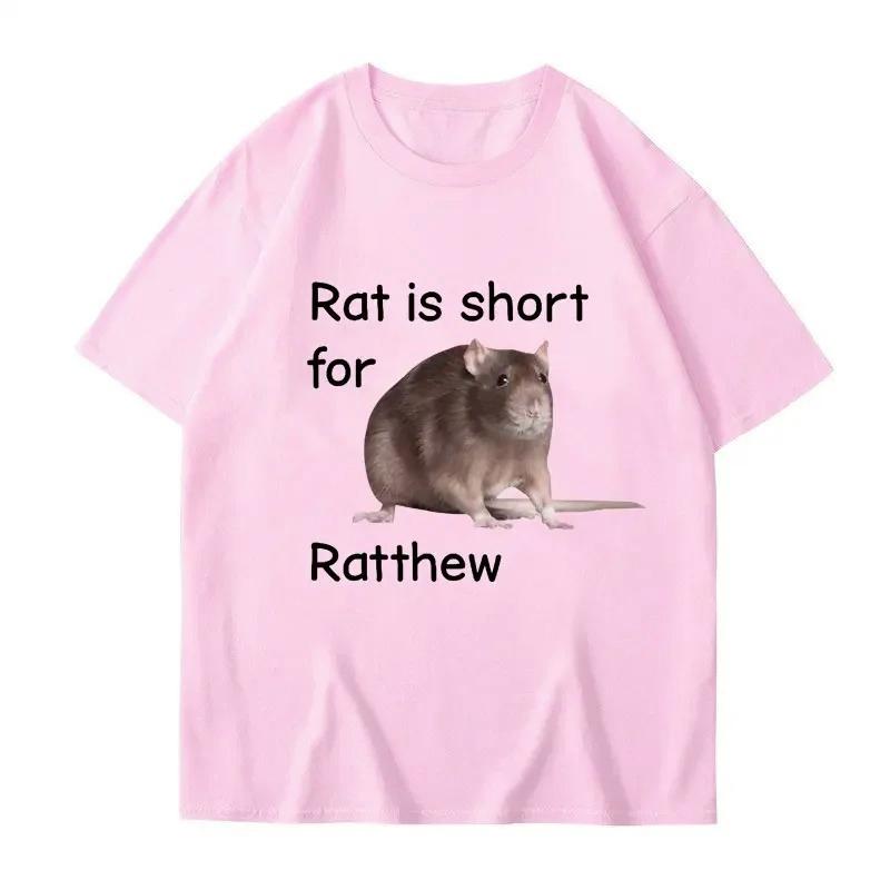 Rat Is Short for Ratthew Meme Graphic Women TShirt Funny Joke Sleeve Casual Streetwear Harajuku Casual Female Aesthetic Tee Top 3XL
Rat Is Short for Ratthew Meme Graphic Women TShirt Funny Joke Sleeve Casual Streetwear Harajuku Casual Female Aesthetic Tee Top 3XL