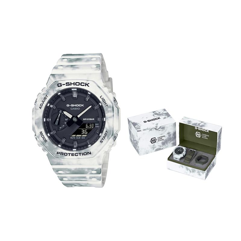 Casio Snow Camouflage Series Interchangeable Strap Waterproof and Shockproof Sports Watch Quartz Movement Resin Strap Japanese and GAE-2100GC-7APR белый
Casio Snow Camouflage Series Interchangeable Strap Waterproof and Shockproof Sports Watch Quartz Movement Resin Strap Japanese and GAE-2100GC-7APR белый
