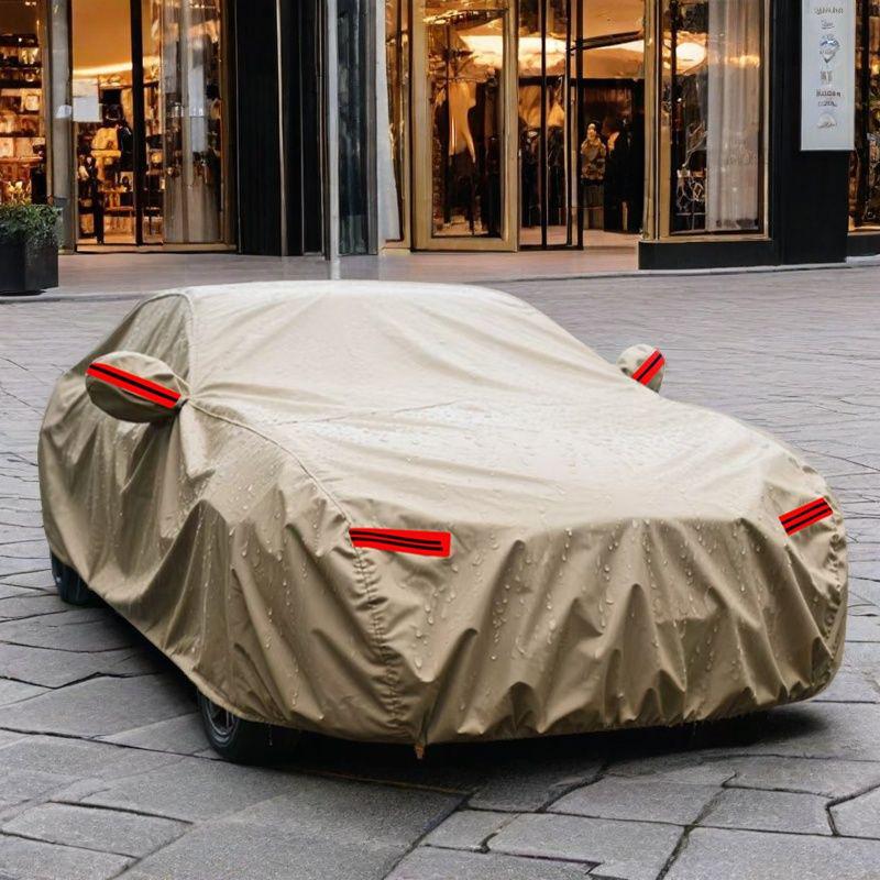 All-Season Oxford Car Cover with Sunshade, Heat, Hail, and Rain Protection Specify Car Model пісочний/жовтий
All-Season Oxford Car Cover with Sunshade, Heat, Hail, and Rain Protection Specify Car Model пісочний/жовтий