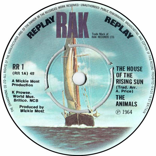 7-дюймовая пластинка ANIMALS - The House Of The Rising Sun RR1 RAK 1972 UK Рок Б/У
7-дюймовая пластинка ANIMALS - The House Of The Rising Sun RR1 RAK 1972 UK Рок Б/У