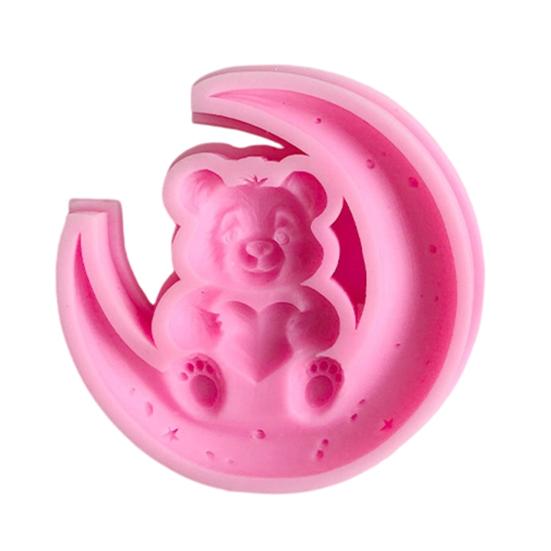 Cartoon Moon Bear Silicone Mold Food Grade Easy Release DIY Candy Chocolate Fondant Polymer Clay Gum Paste Mold Kitchen Gadget B
Cartoon Moon Bear Silicone Mold Food Grade Easy Release DIY Candy Chocolate Fondant Polymer Clay Gum Paste Mold Kitchen Gadget B