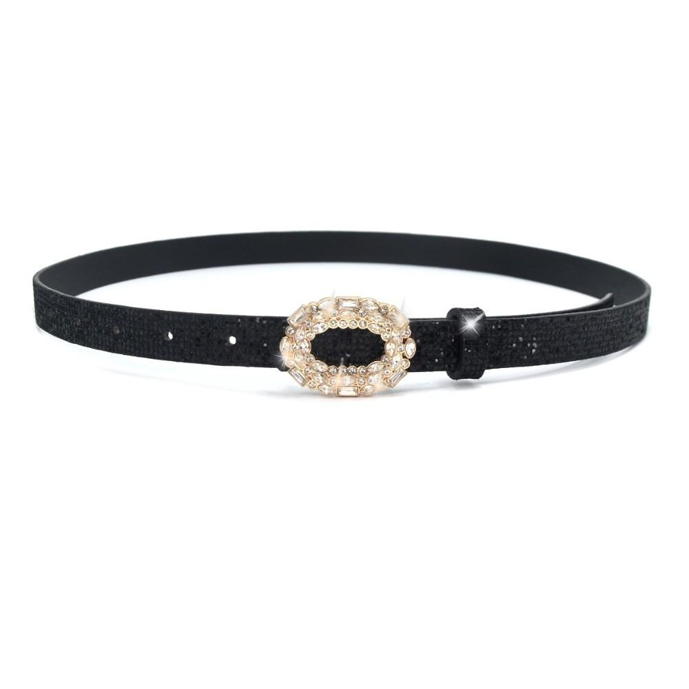 Versatile Sparkling Rhinestone Belt Bling Bling Trendy Waistband Vintage PU Leather Belt Women чорний
Versatile Sparkling Rhinestone Belt Bling Bling Trendy Waistband Vintage PU Leather Belt Women чорний