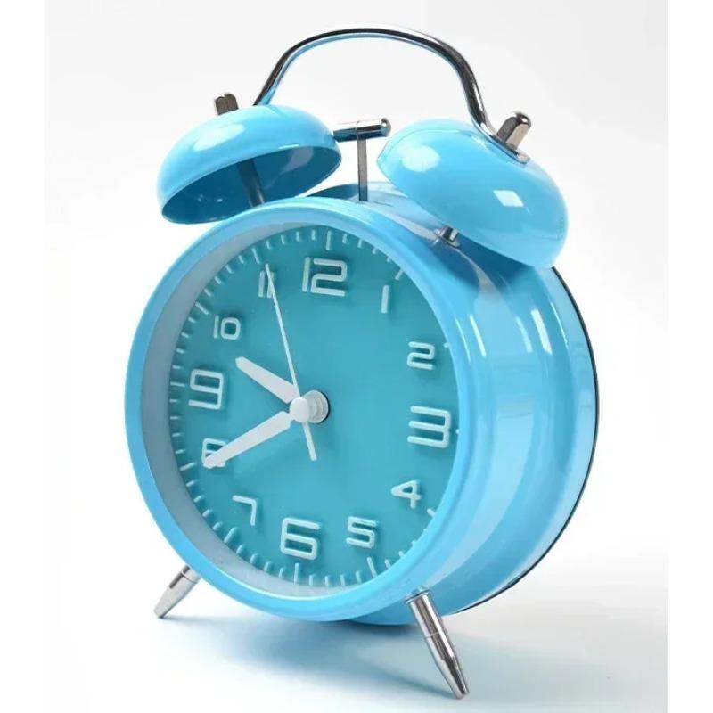 4-дюймовый громкий будильник с двумя колоколами, металлический каркас, 3D-циферблат с подсветкой, работающий от батареи, настольный будильник для дома и офиса
4-дюймовый громкий будильник с двумя колоколами, металлический каркас, 3D-циферблат с подсветкой, работающий от батареи, настольный будильник для дома и офиса