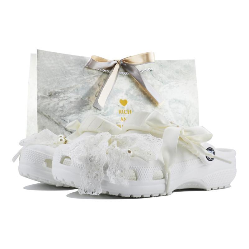 Crocs Classic clog SDS Bridal EVA Dream Lace Wedding Romantic Strappy Home Casual Beach Hole Shoes Unisex White 43-44 белый
Crocs Classic clog SDS Bridal EVA Dream Lace Wedding Romantic Strappy Home Casual Beach Hole Shoes Unisex White 43-44 белый