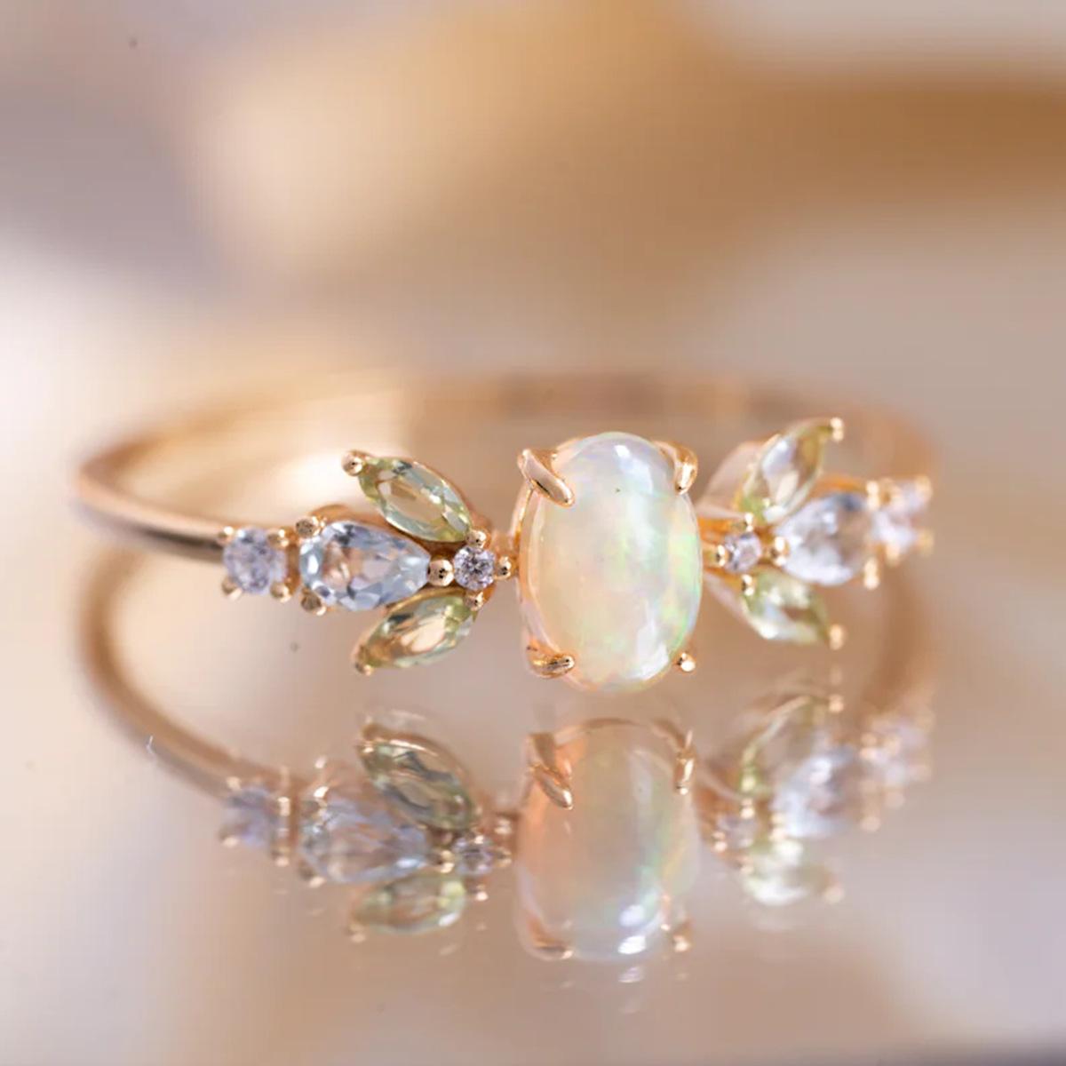 Japanese Gold White Border Horse Eye White Diamond Ring Simple Fresh Fashionable Versatile Handpiece No. 6
Japanese Gold White Border Horse Eye White Diamond Ring Simple Fresh Fashionable Versatile Handpiece No. 6