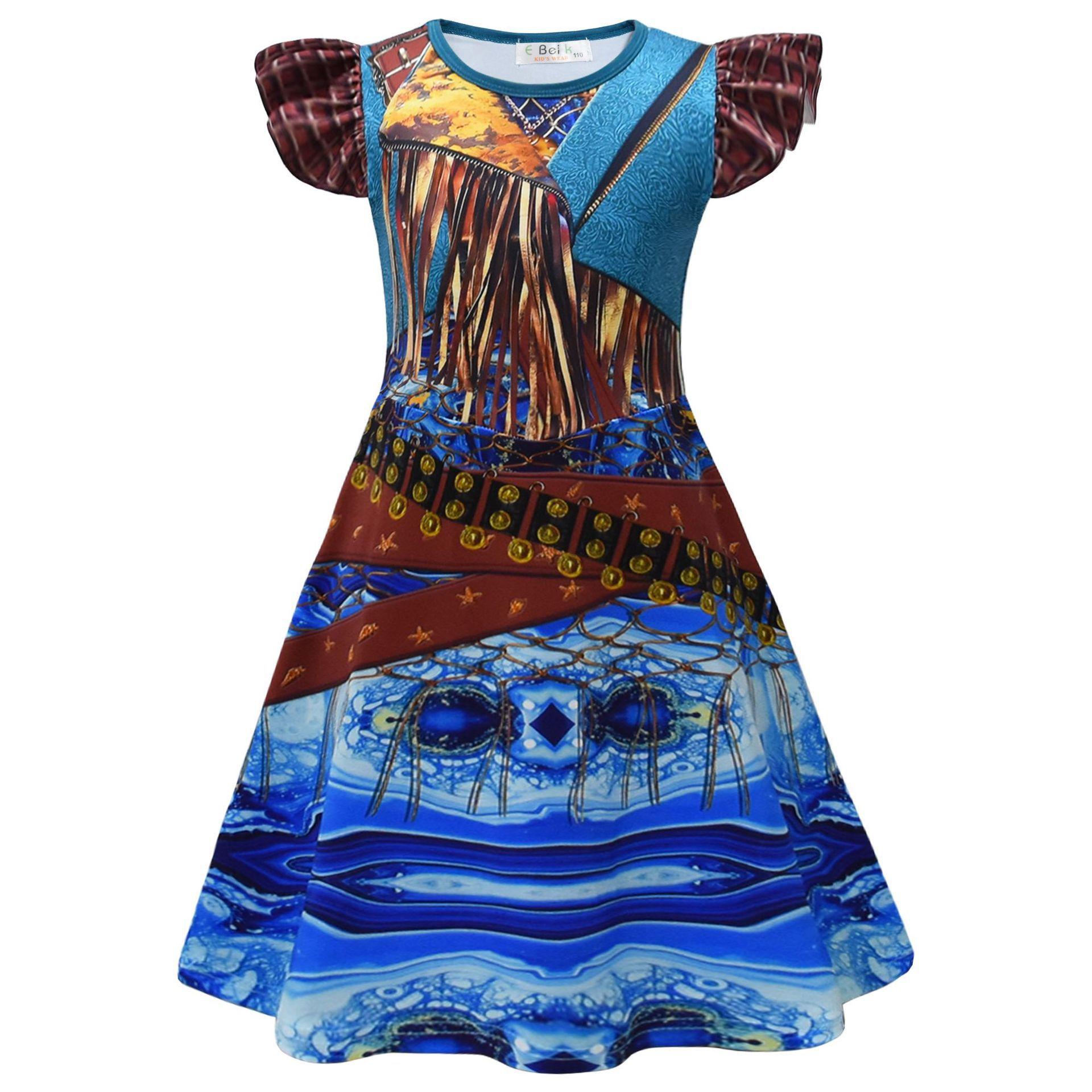 Feifei Sleeve, Cartoon Digital Printed Clothing Feizhong Big Girls Feifei Sleeve Dress + Bag 2640 110 yards
Feifei Sleeve, Cartoon Digital Printed Clothing Feizhong Big Girls Feifei Sleeve Dress + Bag 2640 110 yards